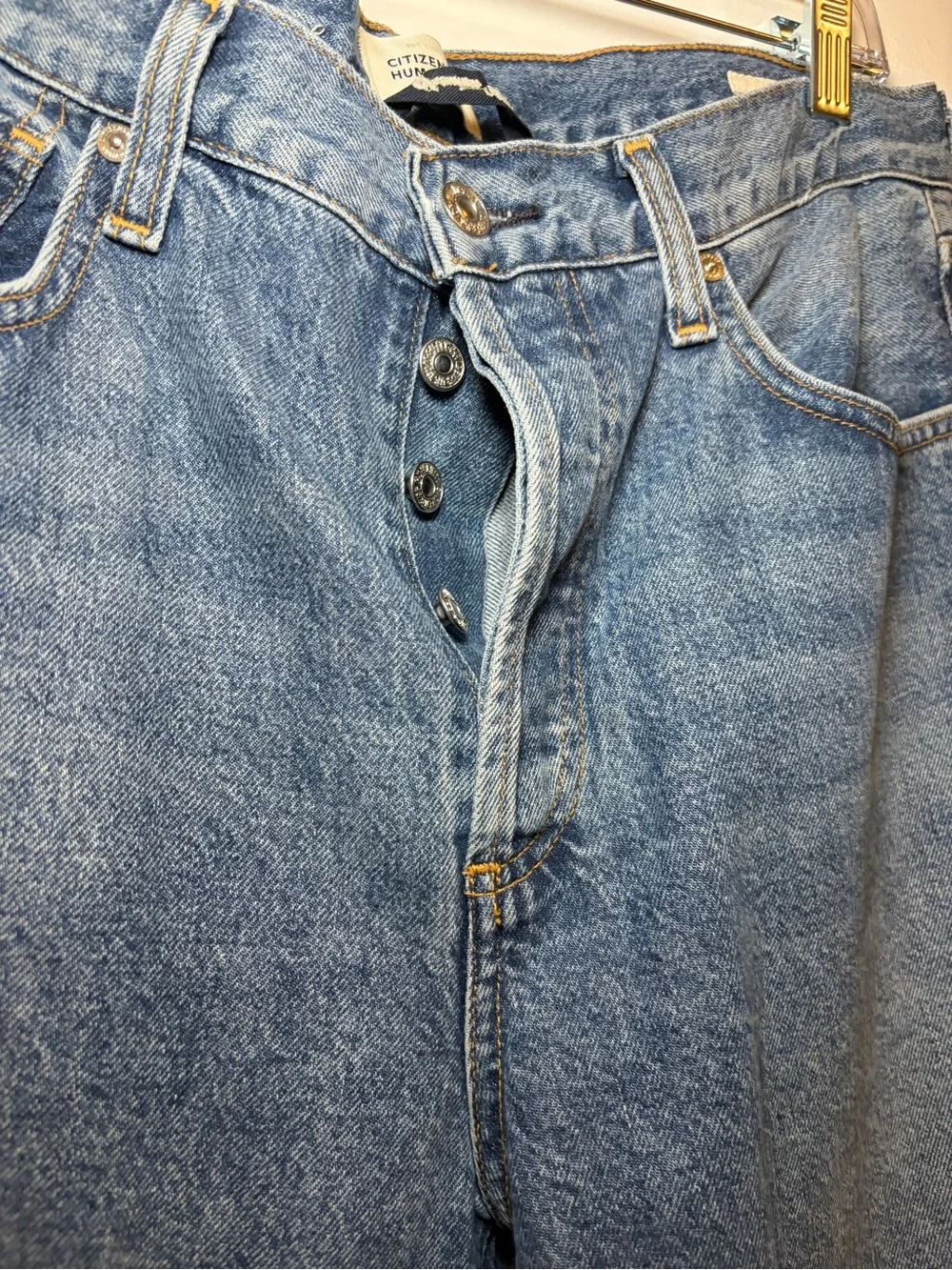 Citizens Of Humanity | Emery Crop Straight-Leg Jeans in Medium Blue